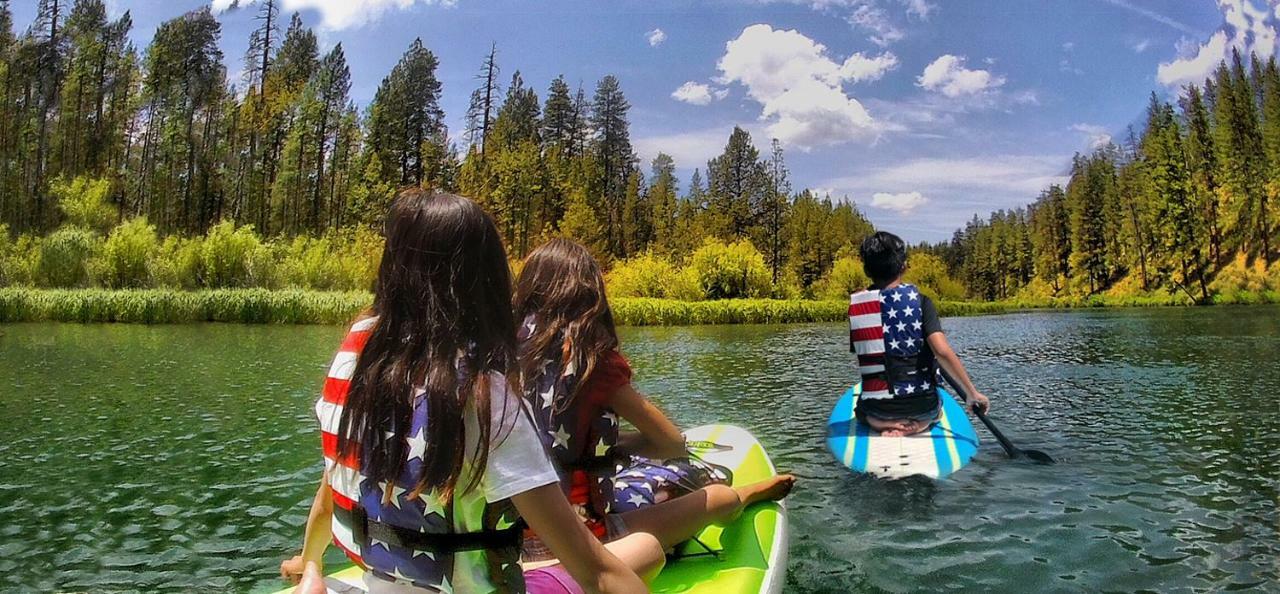 Bend-Sunriver Camping Resort Studio Cabin 6 ภายนอก รูปภาพ